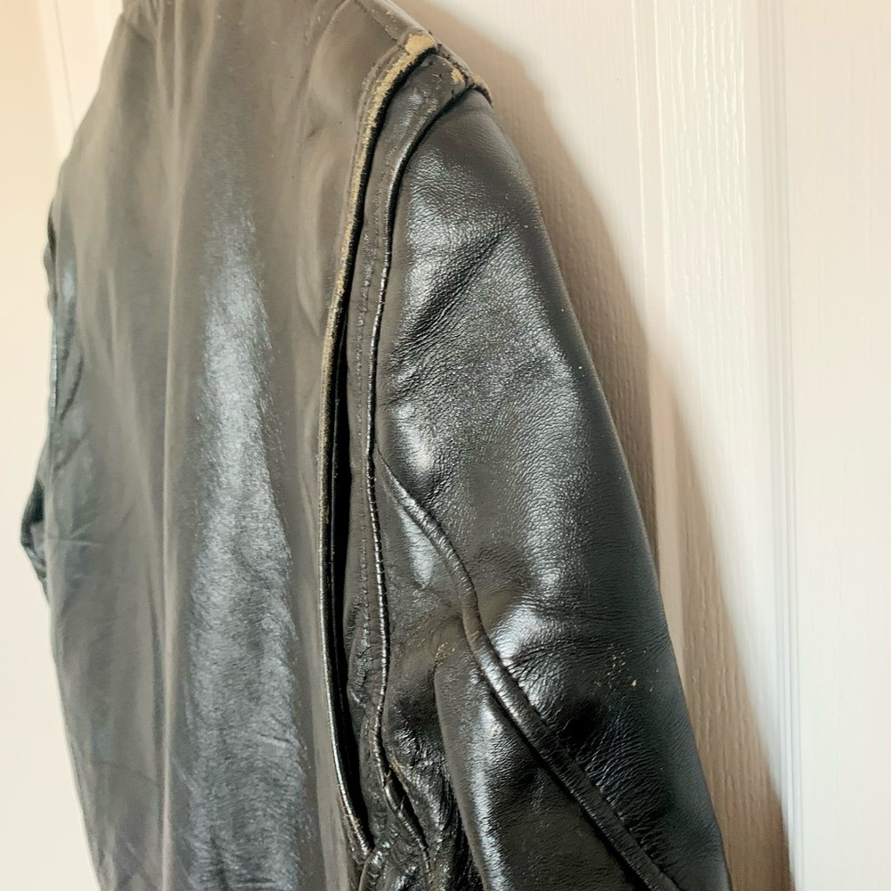 Vintage Men’s Schott Leather Jacket View 6